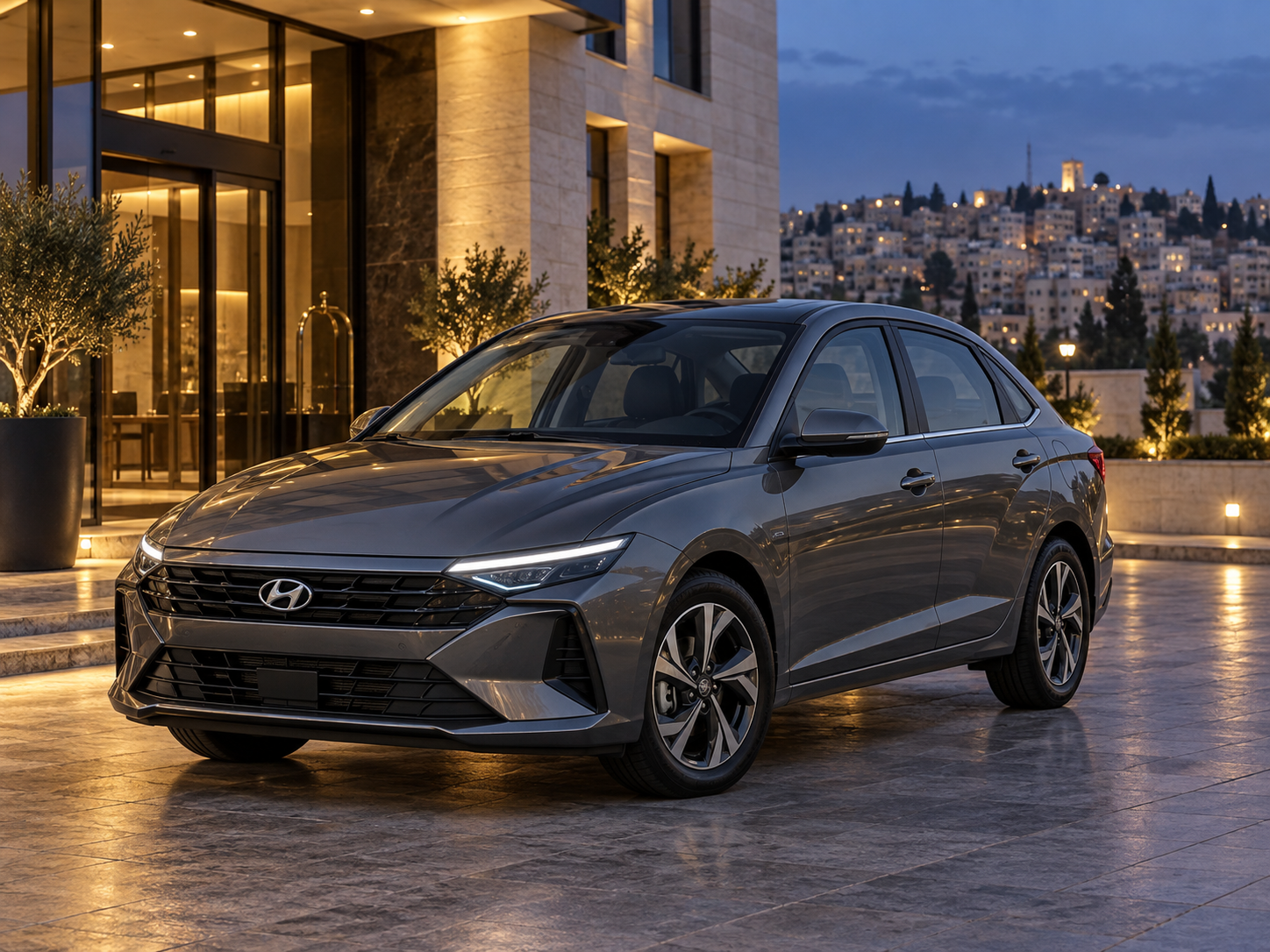 Hyundai Accent 2027 rental car in Jordan